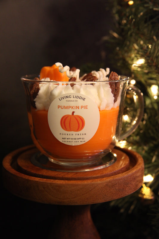 Pumpkin Pie Dessert Candle