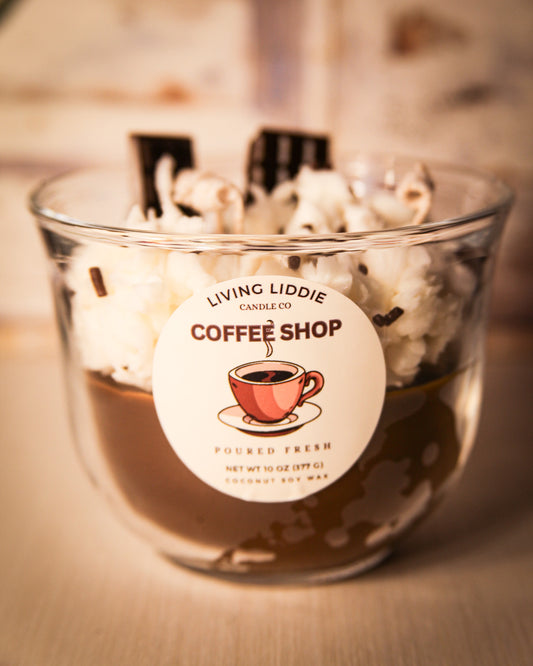 Coffee Shop Dessert Candle